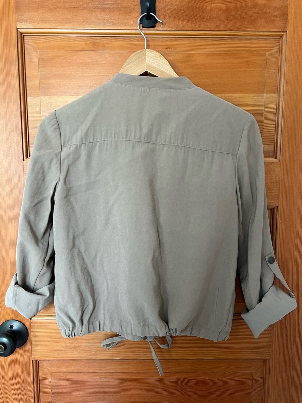 Halogen Taupe Utility Drawstring Jacket - Picture 5 of 5